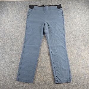 Simply Vera Wang Slim Ankle Pants Women's Size Large Slate Blue Straight Leg